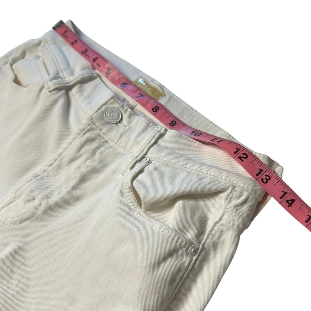 MOTHER The Charmer High Rise Skinny Jeans Glass Slipper White Size 25 - Picture 11 of 16